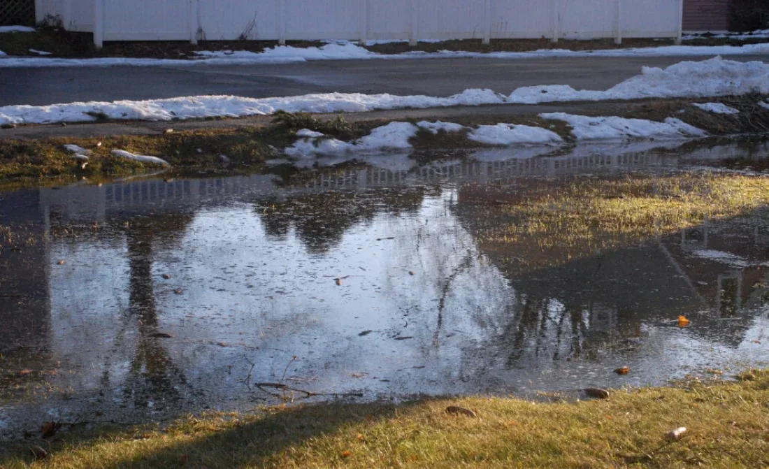 Warm temperatures, rain, and flooding descended on parts of New Hampshire